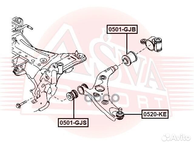 Опора шаровая перед прав/лев mazda/ CX5 201