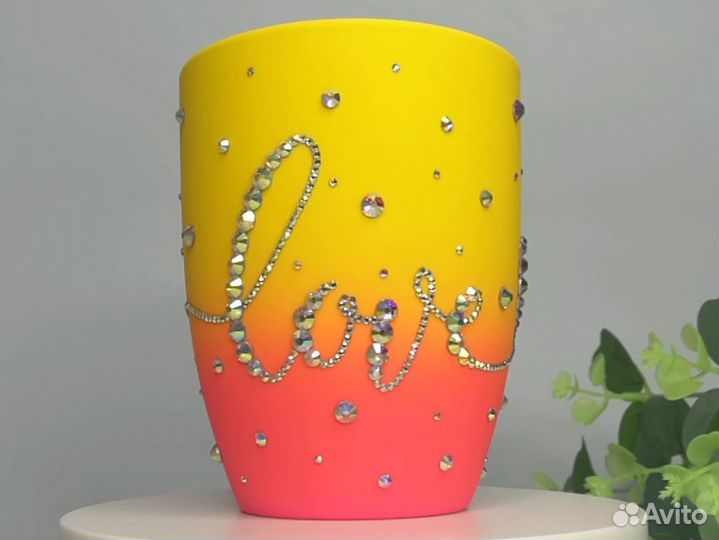 Кружка с надписью love