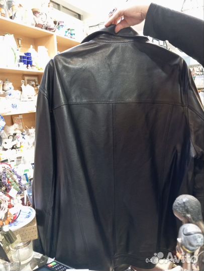 Кожаная куртка мужская