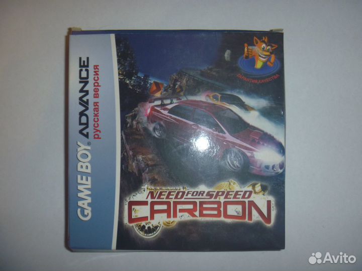 Need for speed carbon игра для Game Boy Advance
