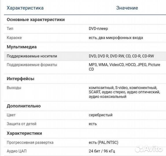 Dvd плеер Akira K2304R