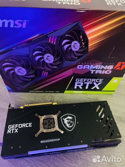 Видеокарта MSI RTX 3070 8GB GamingX