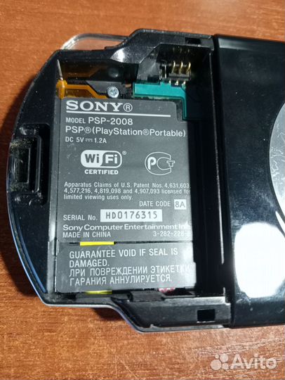 Sony PSP 2008 и 2 игры