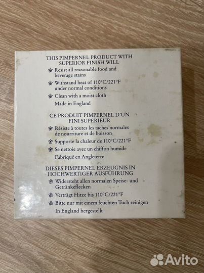 Подставки для кружек из Англии, 6шт