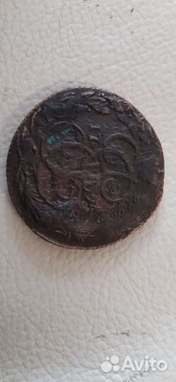 Монета 5 копеек 1794 км