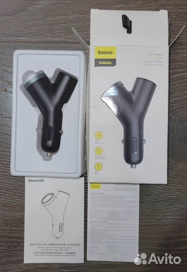 Автомобильное зарядное устройство baseus
