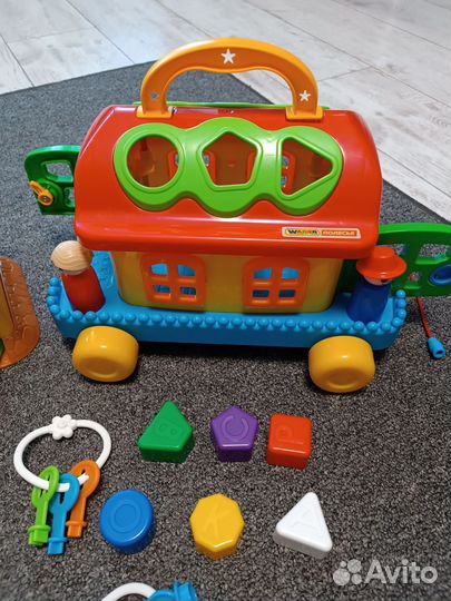 Дом сортер развивающие игрушки