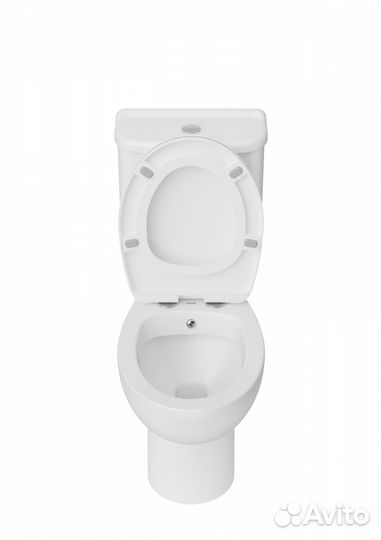 Унитаз напольный с функцией биде creavit Corner SD310-00 белый, с бачком