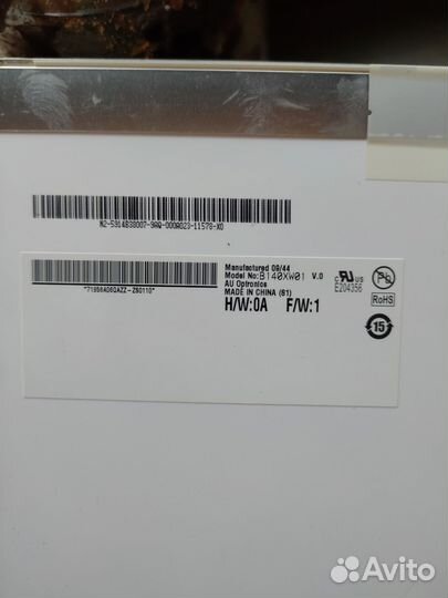 Экран ноутбука Samsung np r418