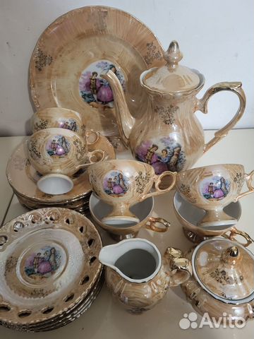 Набор сервиз чайный на 6 персон Япония тип Мадонна