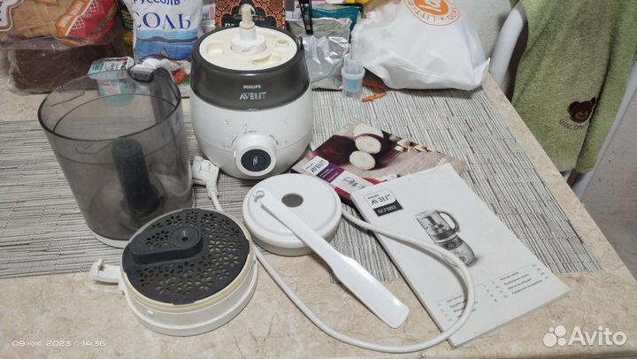 Пароварка блендер philips avent 4 в 1