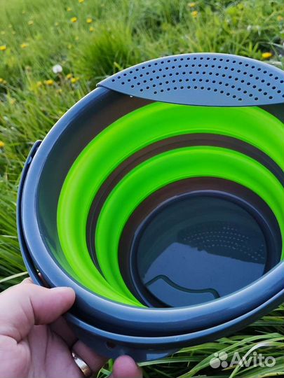 Ведро складное для рыбалки