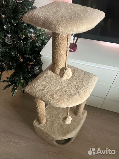 Когтеточка домик для кошки бу