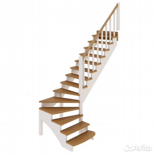 Лестница из сосны «К-001м/1»