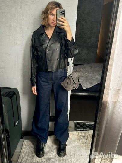 Черные джинсы zarina 46