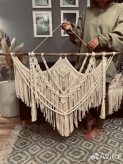 Настенное панно макраме