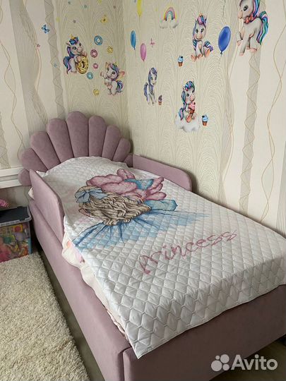 Мягкая детская кровать от 3-х лет