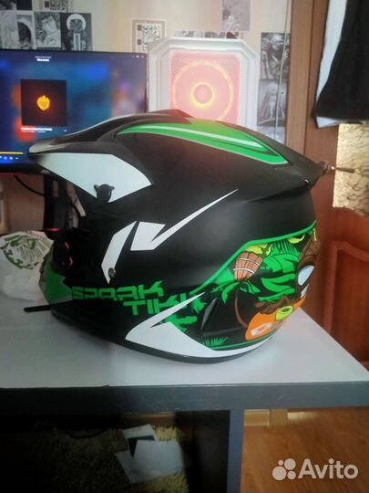 Шлем кроссовый бу