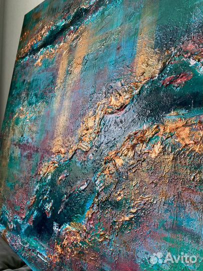 Интерьерная картина текстурная 90x100