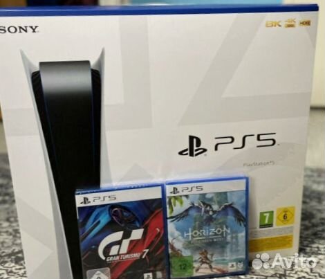 Sony Playstation 5 +диск в подарок