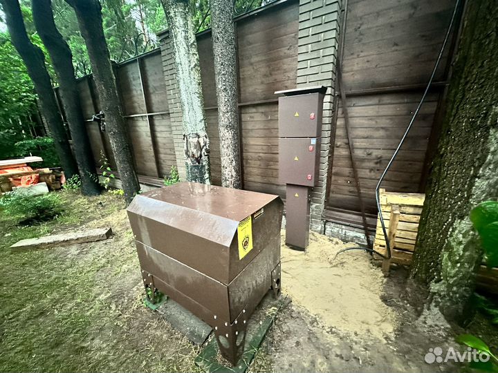 Подключение электричества. Подземный ввод