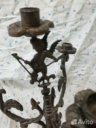 Подсвечник канделябр С амуром