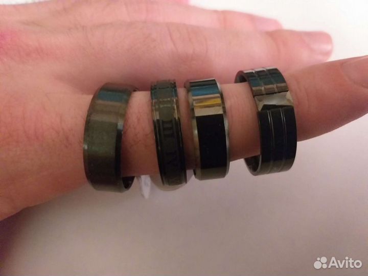 Стильные мужские кольца больших размеров