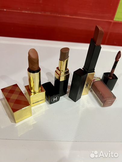 Помады Chanel, Ysl, Dior, Burberry