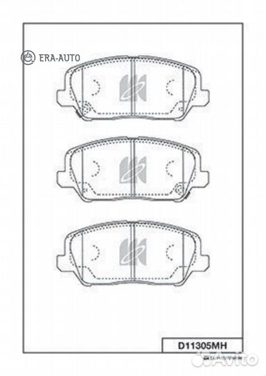 Kashiyama D11305MH Колодки тормозные дисковые пере