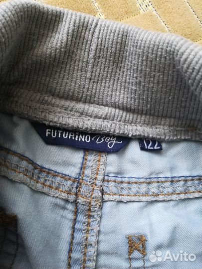 Джинсовые шорты для мальчика 122