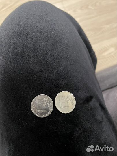 Монета 1 рубль с буквой р 2014