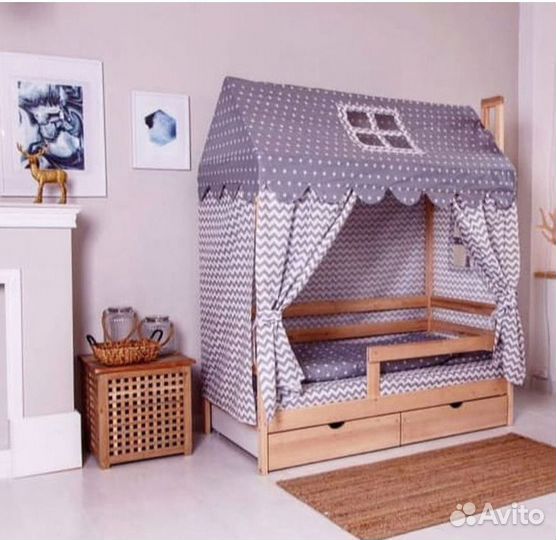Домик кровать