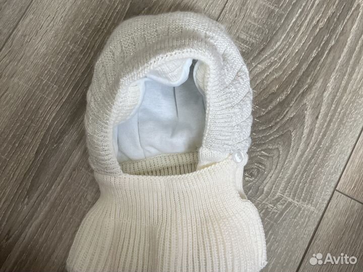 Шапка шлем для новорожденного