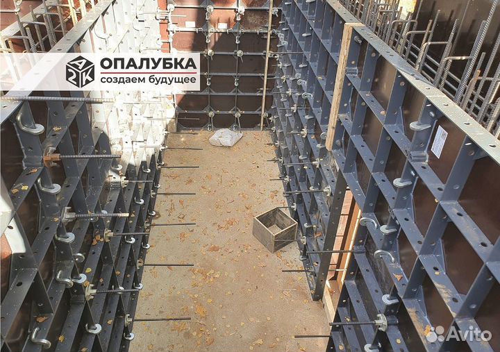 Стальная мелкощитова опалубка