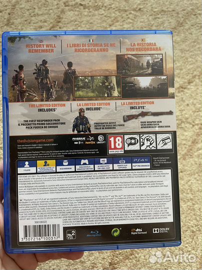 Tom clancy s the division 2 ps4