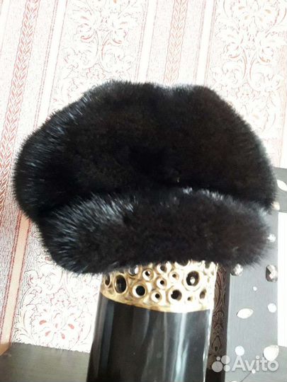 Норковый беретик и шапочка