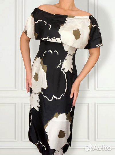 Шелковое ретро платье