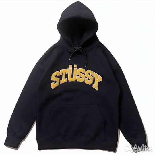 Худи stussy pigment dyed