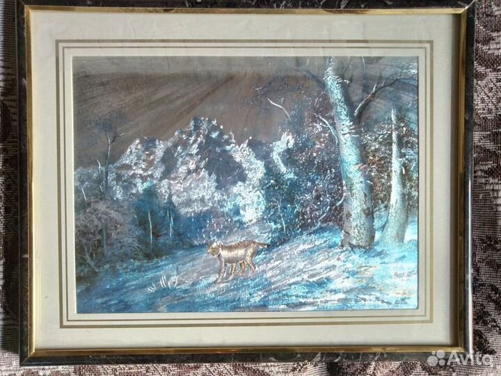 Картина в рамке,Рысь