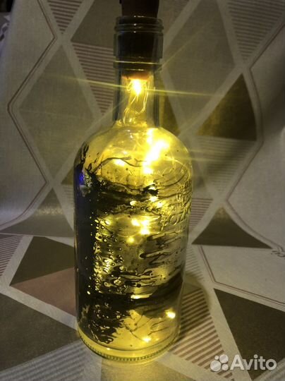 Светильники из бутылок