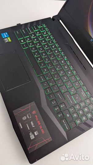 Ноутбук MSI GL66 pulse i5, 16gb ram RTX3060