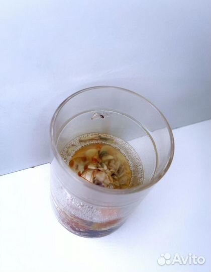 Стакан декоративный для щеток зубных с ракушками