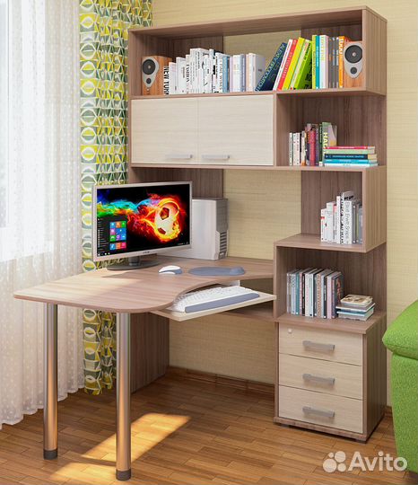 Стол угловой компьютерный ски-53