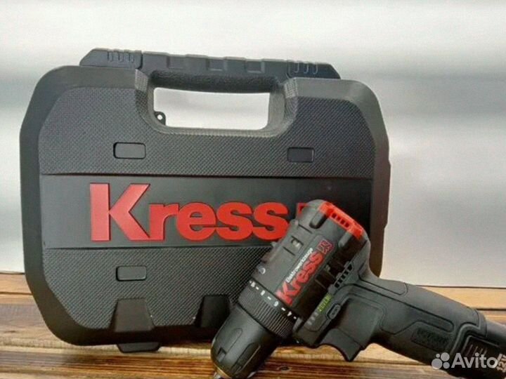 Шуруповерт ударный kress 12В 40Нм