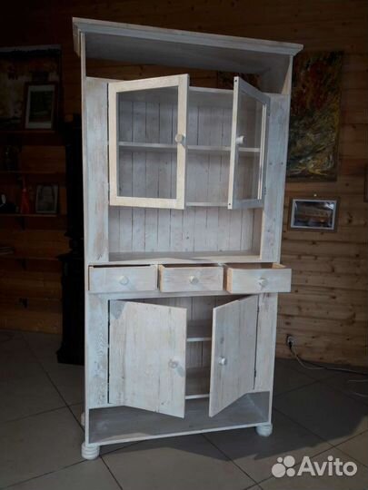 Буфет посудный шкаф массив