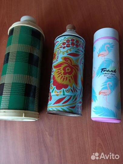 Термосы 4 шт:походный СССР 2 л