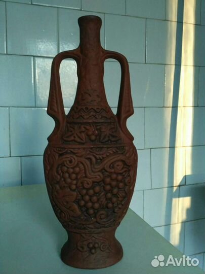 Бутыль керамическая