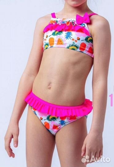 Купальник для девочки раздельный 140