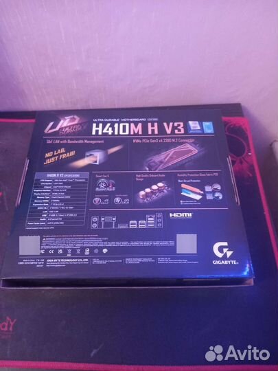 Материнская плата gigabyte h410m h v3 lga 1200