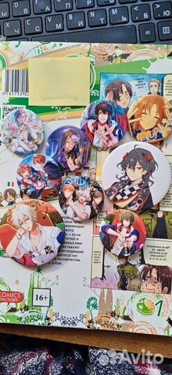 Значки и карточки аниме